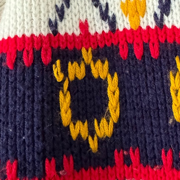 Vintage JCPenny Nordic Fair Isle Acrylic Knitted Sweater 60s 70s Women’s S - Picture 6 of 7